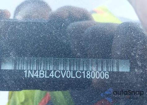 2020 Nissan Altima Sr Fwd from USA, damaged, VIN 1N4BL4CV0LC180006